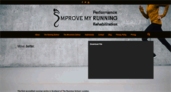 Desktop Screenshot of improvemyrunning.com